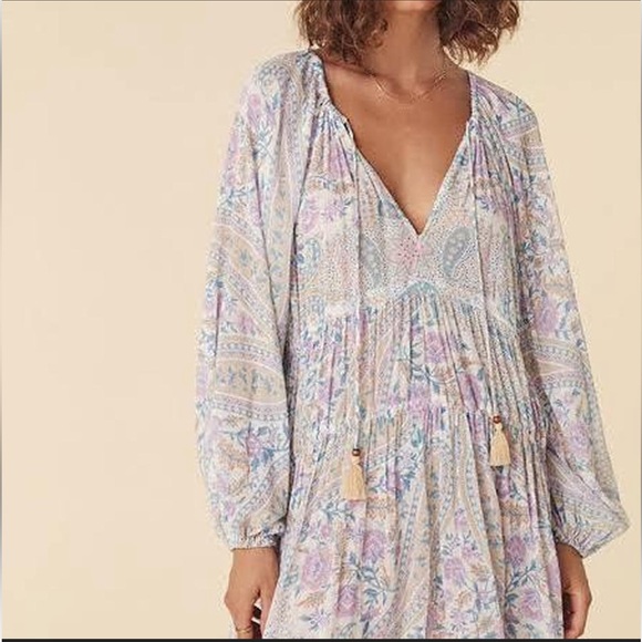 Spell Belladonna Floral Tunic Dress - Large - Picture 2 of 9